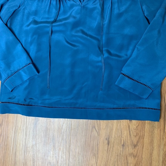 J. Crew Point Sur Silk Popover Blouse - Picture 5 of 10